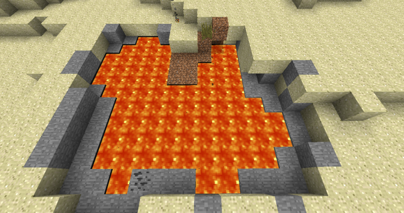 Lava Pools | Minecraft Bedrock Wiki | Fandom