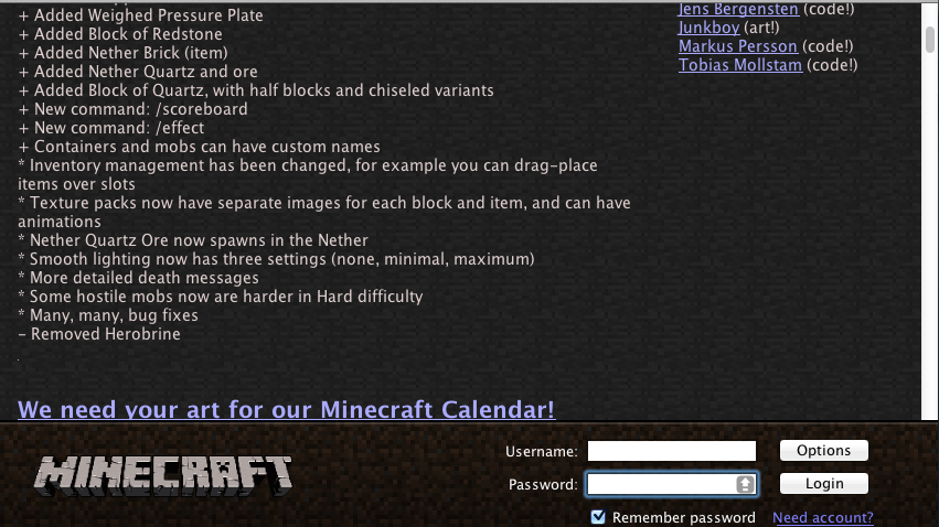 User blog:Sillyputty/Herobrine removed in pc  Minecraft 