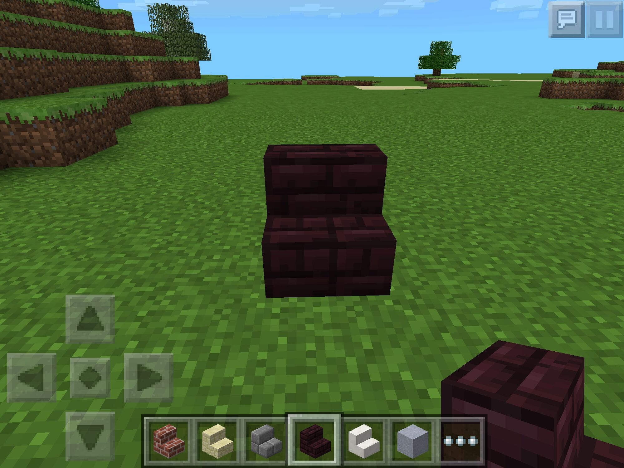 What is the title of this picture ? Image - Nether Brick stair.jpg | Minecraft Bedrock Wiki | FANDOM