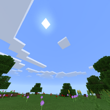 beautiful skies minecraft bedrock