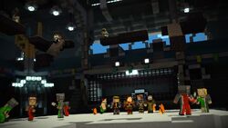 Spleef  Minecraft Story Mode Wiki  FANDOM powered by Wikia