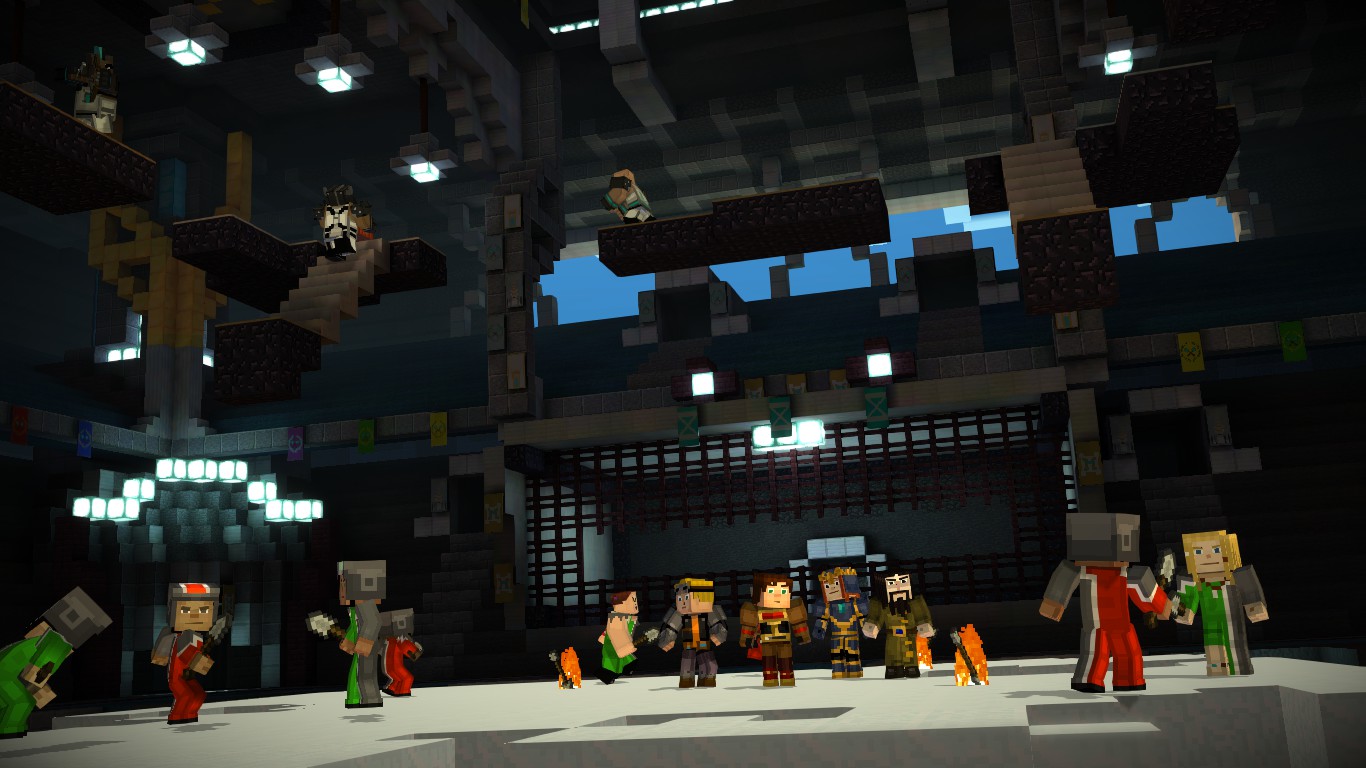 extreme spleef minecraft story mode