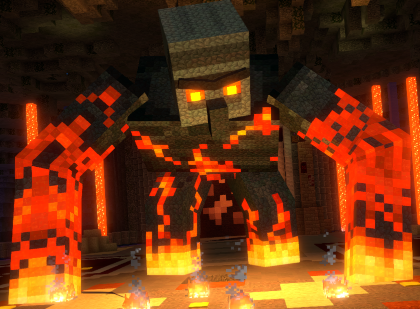 Giant Magma Golem  Minecraft Story Mode Wiki  FANDOM 