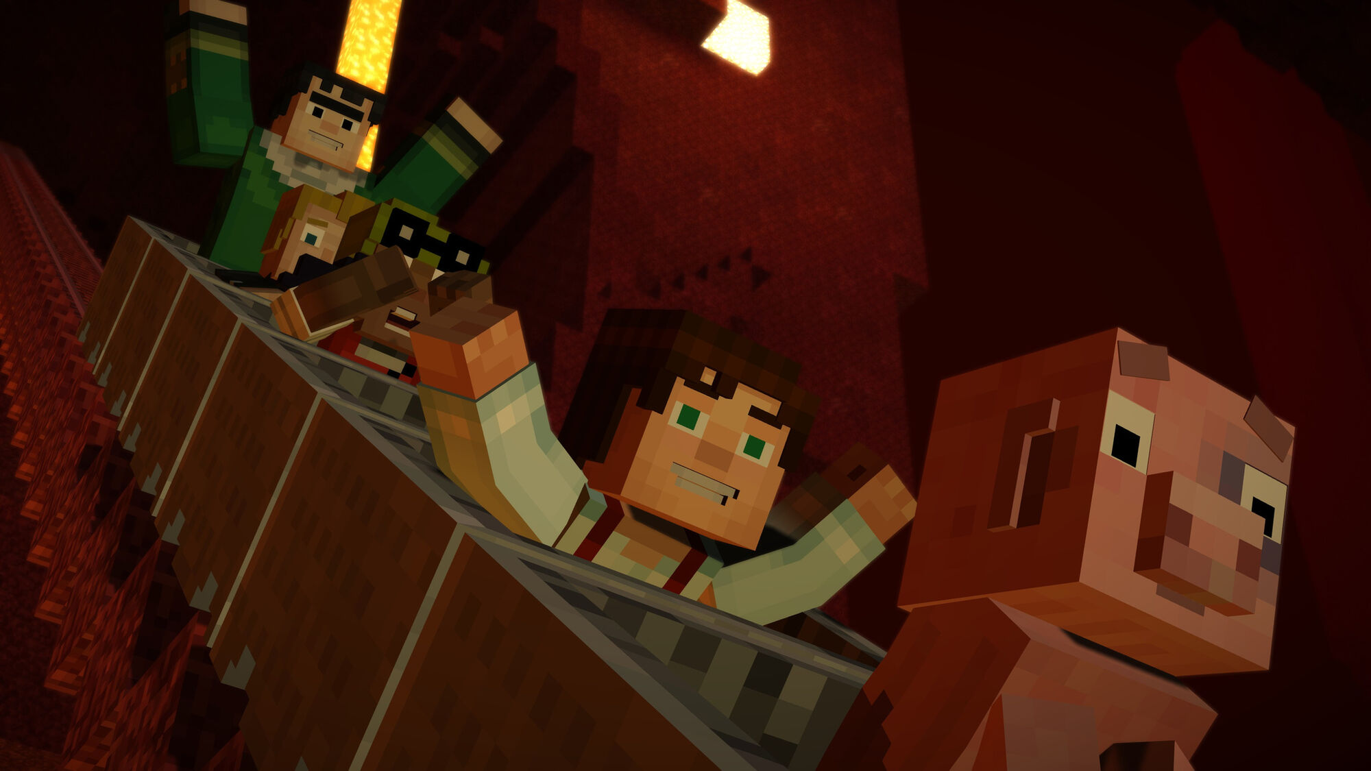 The Nether | Minecraft Story Mode Wiki | Fandom