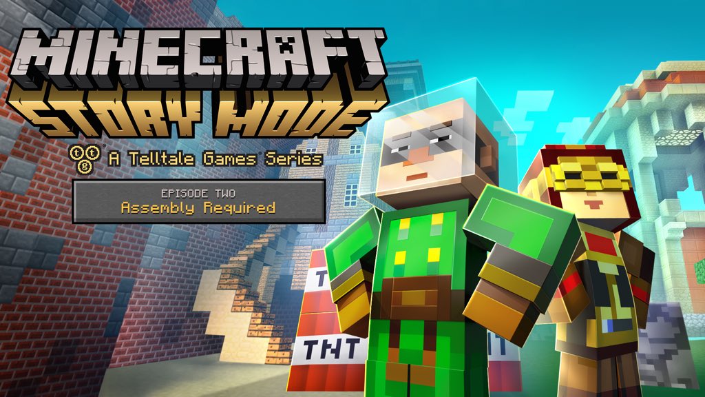 Image - AssemblyRequiredKeyArt.jpg | Minecraft Story Mode Wiki ... Image - AssemblyRequiredKeyArt.jpg | Minecraft Story Mode Wiki ...