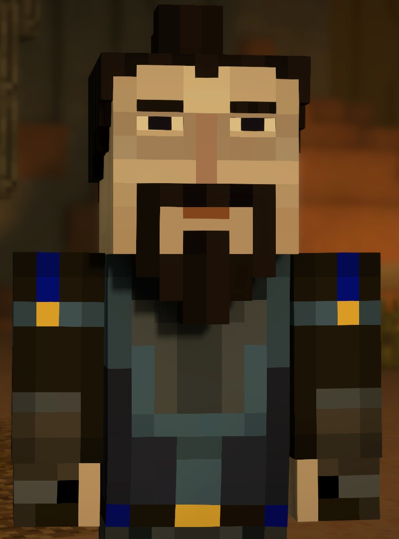 Image - BtB Ivor without helmet.png  Minecraft Story Mode 