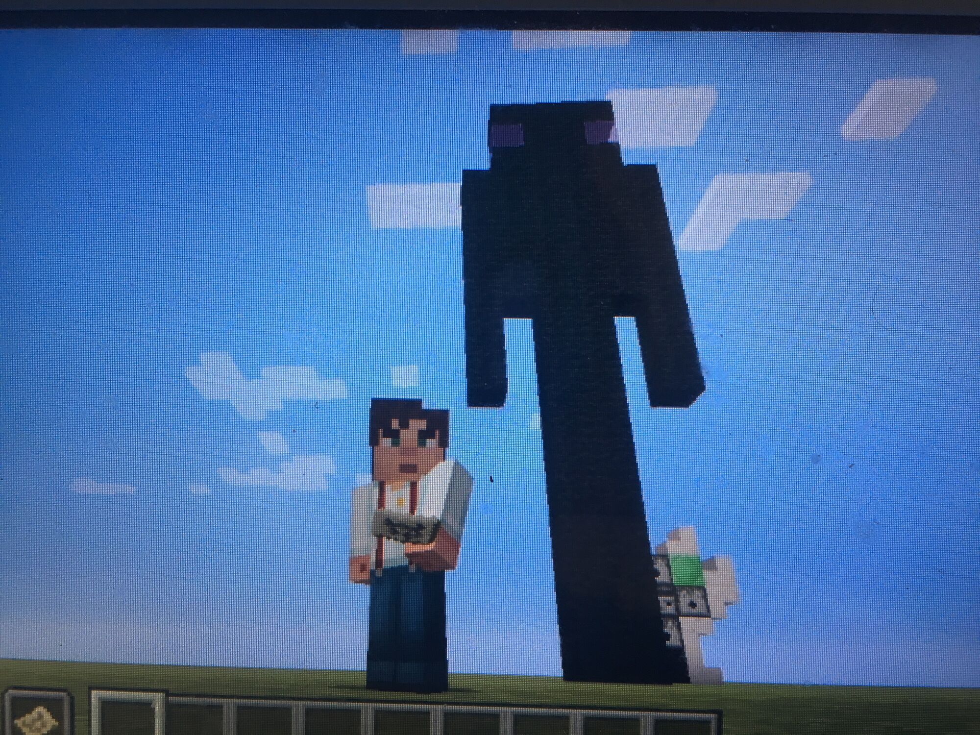What is the title of this picture ? Image - Enderman build.jpg | Minecraft Story Mode Wiki | FANDOM powered