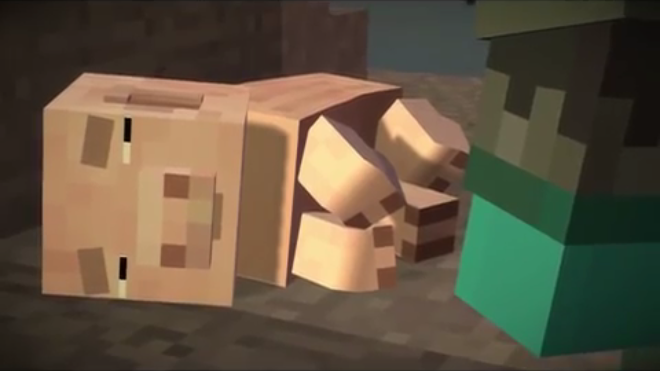 reuben pig minecraft story mode