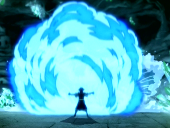 Blue fire shield