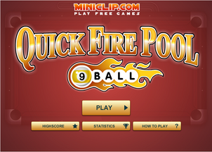 miniclip quick fire pool 9