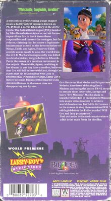 VHS back cover