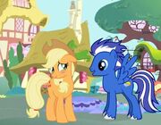 Applejack & Silver Hooves 3
