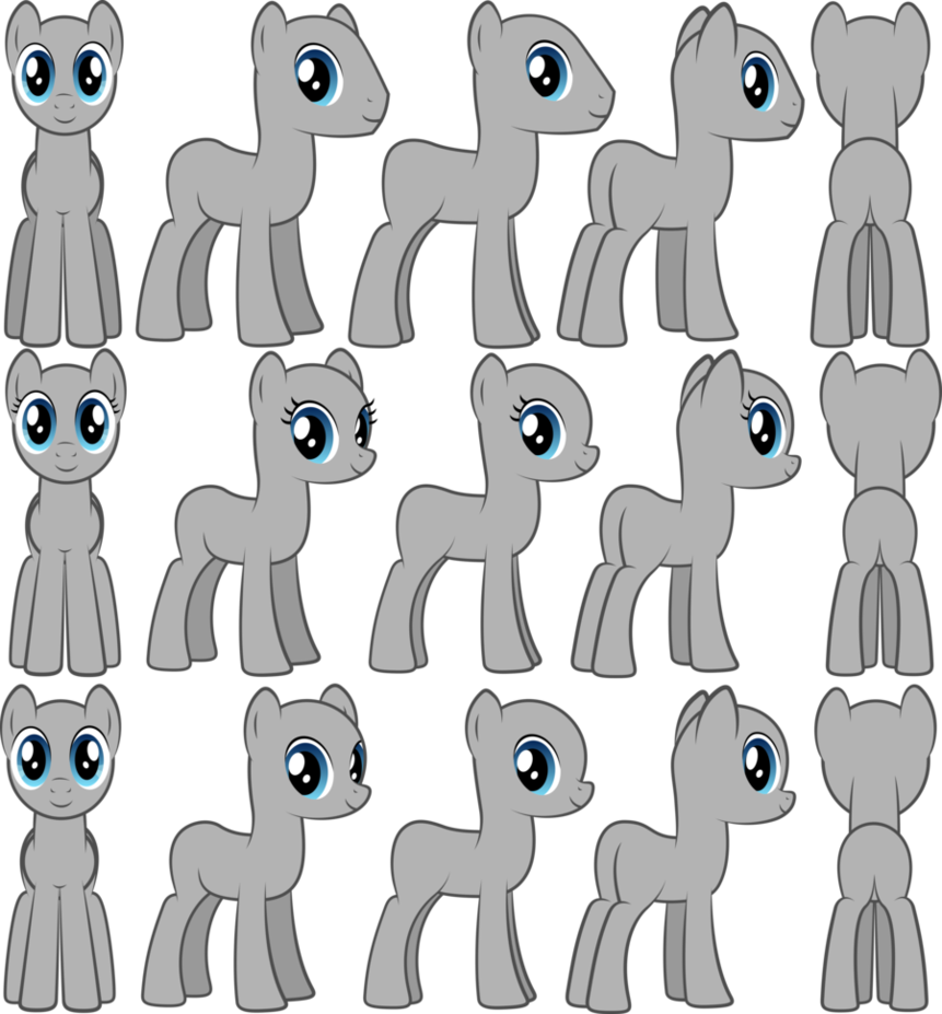 Imagen Mlp pony bases commission by fehlung d5kkuzl png Wiki Mi