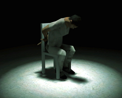 Mark Schonherr in his cell