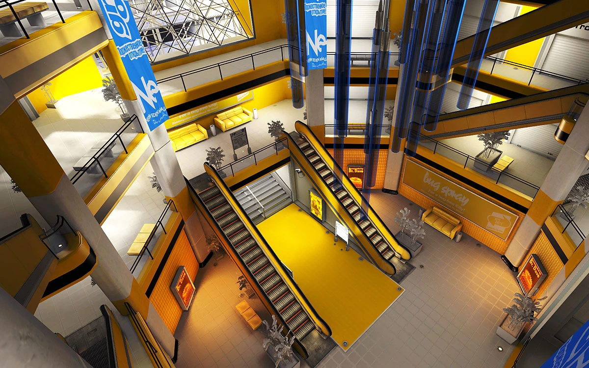 Image MirrorsEdge Mall 08.jpg Mirror's Edge Wiki FANDOM powered