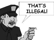 That's illegal
