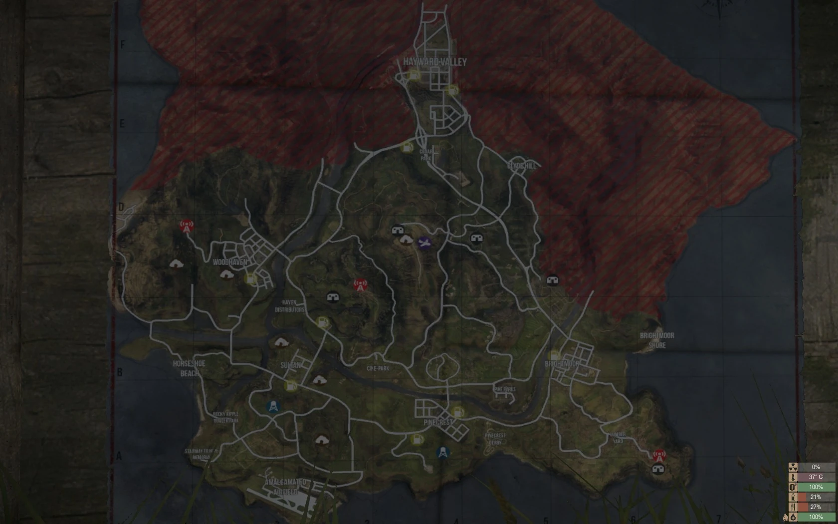 Carte | Wiki Miscreated français | FANDOM powered by Wikia