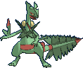 Sceptile Mega XY animated back
