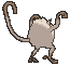 Mankey back XY