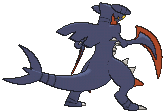 Garchomp Mega XY back
