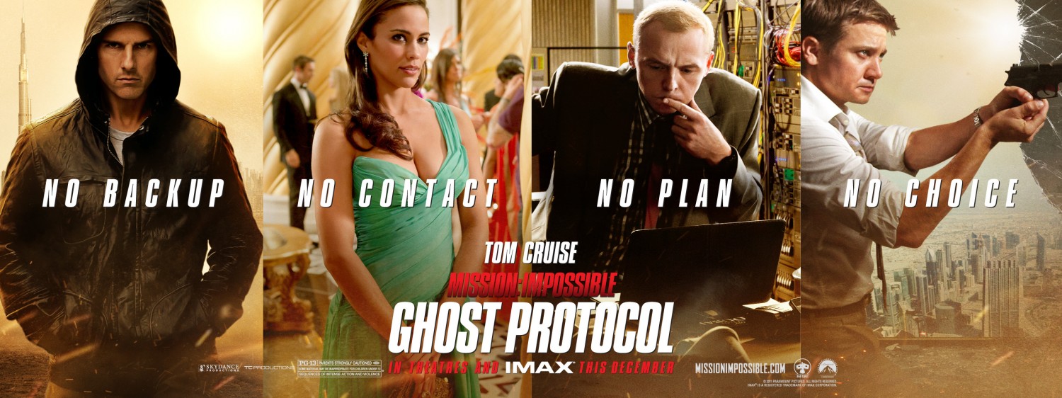 Image Mission Impossible Ghost Protocol billboard Tom Cruise Paula