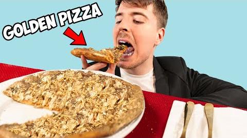 I Ate A $70,000 Golden Pizza | MrBeast Wiki | Fandom