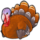 Autumn turkeyplushie