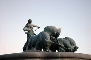 Gefion fountain by Anders Bundgaard II