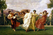Edward John Poynter - Horae Serenae (detail), 1894