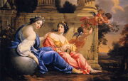 Simon Vouet - The Muses Urania and Calliope