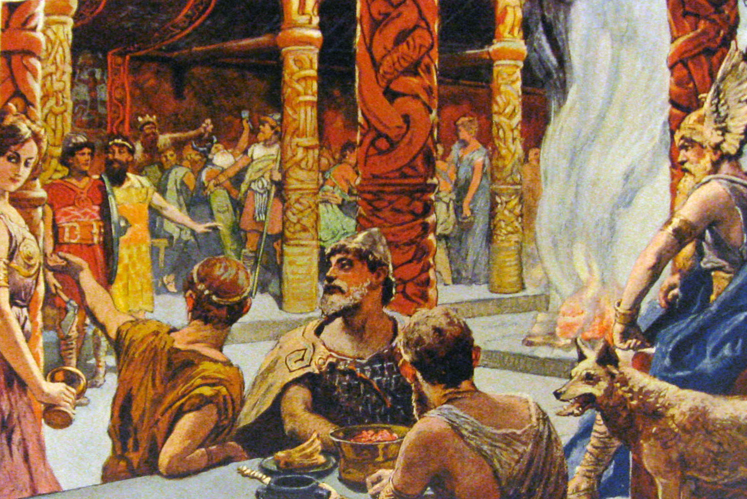 Valhalla, el paraíso de los ilustres guerreros de la mitología nórdica después de la muerte