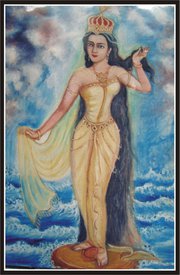 Lukisan Puteri Junjung Buih