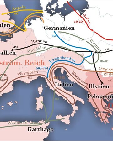 Volkerwanderungszeit Mittelalter Wiki Fandom