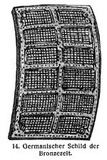 Germanischer Schild Bronzezeit MgKL Rüstungen und Waffen III Fig.14