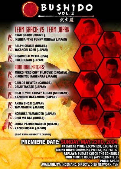 Image Pride Bushido 3 event poster.jpg EDGE MMA FANDOM powered by