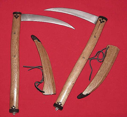 Natural Competition Kamas Weapon For Martial Arts Karate Training Pair