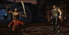Daegon and raven in chamber of daegon