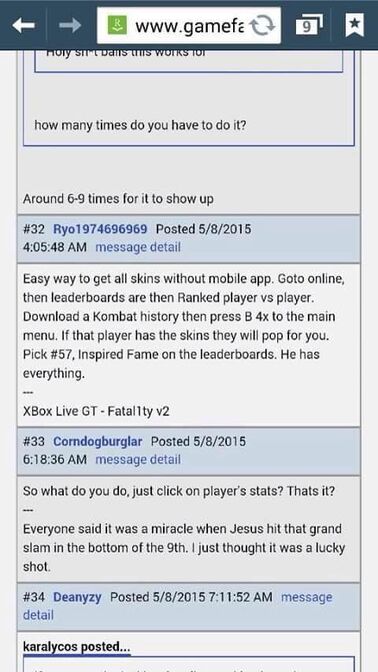 How To Unlock All Skins Exclusive To The Mkx Mobile Game Without Playing The Mobile Game Fandom