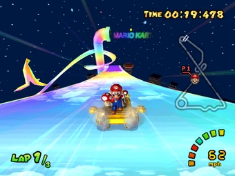 Gcn Rainbow Road Mario Kart World Records Wiki Fandom