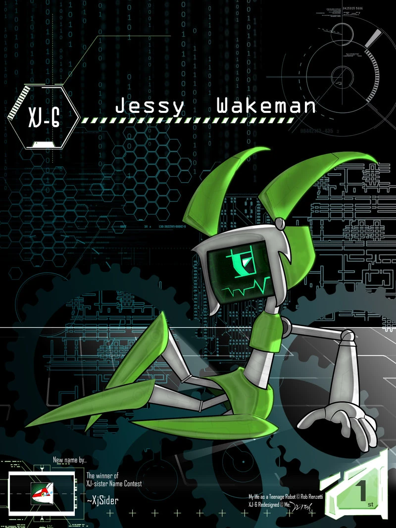 XJ6 Jessy Wakeman My Life As A Teenage Robot Wiki