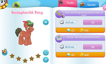 Sousaphonist Pony | The My Little Pony Gameloft Wiki | Fandom