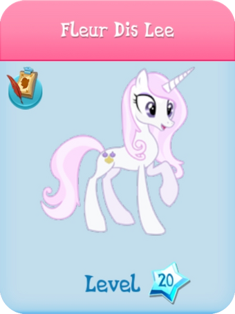 Fleur Dis Lee The My Little Pony Gameloft Wiki Fandom - fleur dis lee roblox