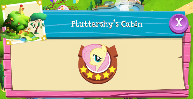 Fluttershy's Cabin  The My Little Pony Gameloft Wiki 