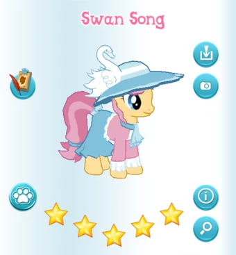 my little pony swan