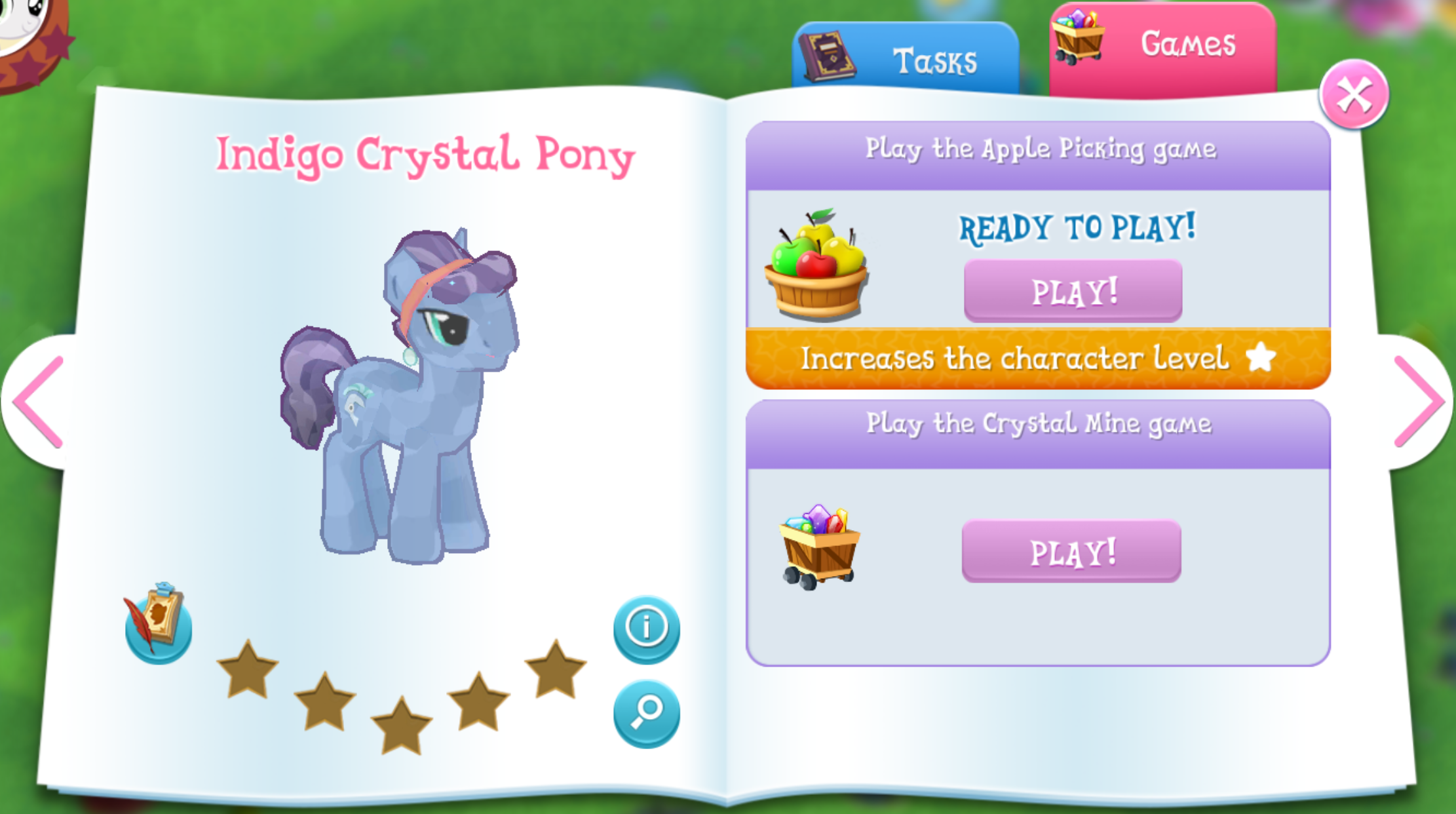 Indigo Crystal Pony  The My Little Pony Gameloft Wiki 