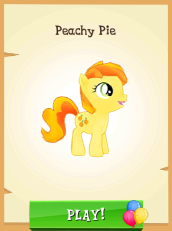 my little pony peachy pie