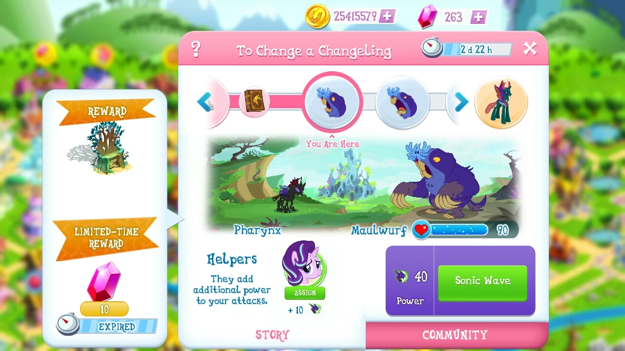 To Change a Changeling The My Little Pony Gameloft Wiki Fandom