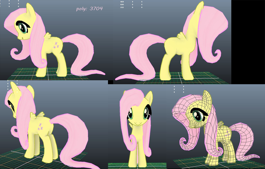 Image - Equestria Chronicles Online Alpha Fluttershy Model 