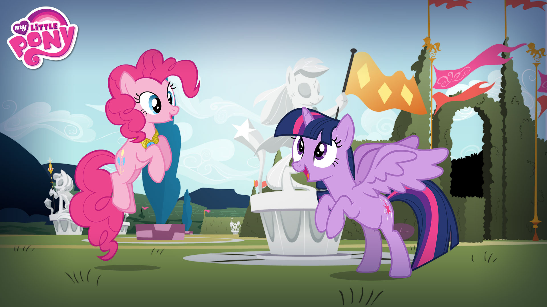my little pony magic princess game apple pinkie pie