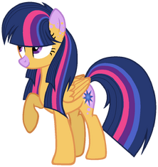 Twilight skies official debut by bluerainipony-d7wwgxa